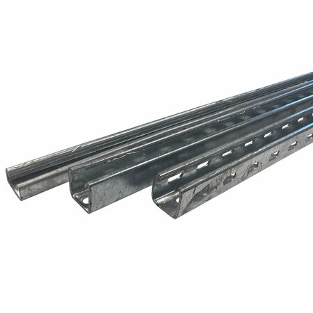 ELECTRIDUCT Strut Channel Half Slotted Galvanized Steel, 1-5/8W x 1-5/8inH x 59inL SPS-ACD-41-41-25-13-1-HDG-5FT